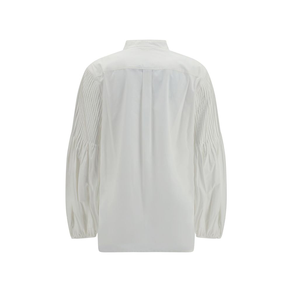Max Mara White Cotton Blouse Max Mara