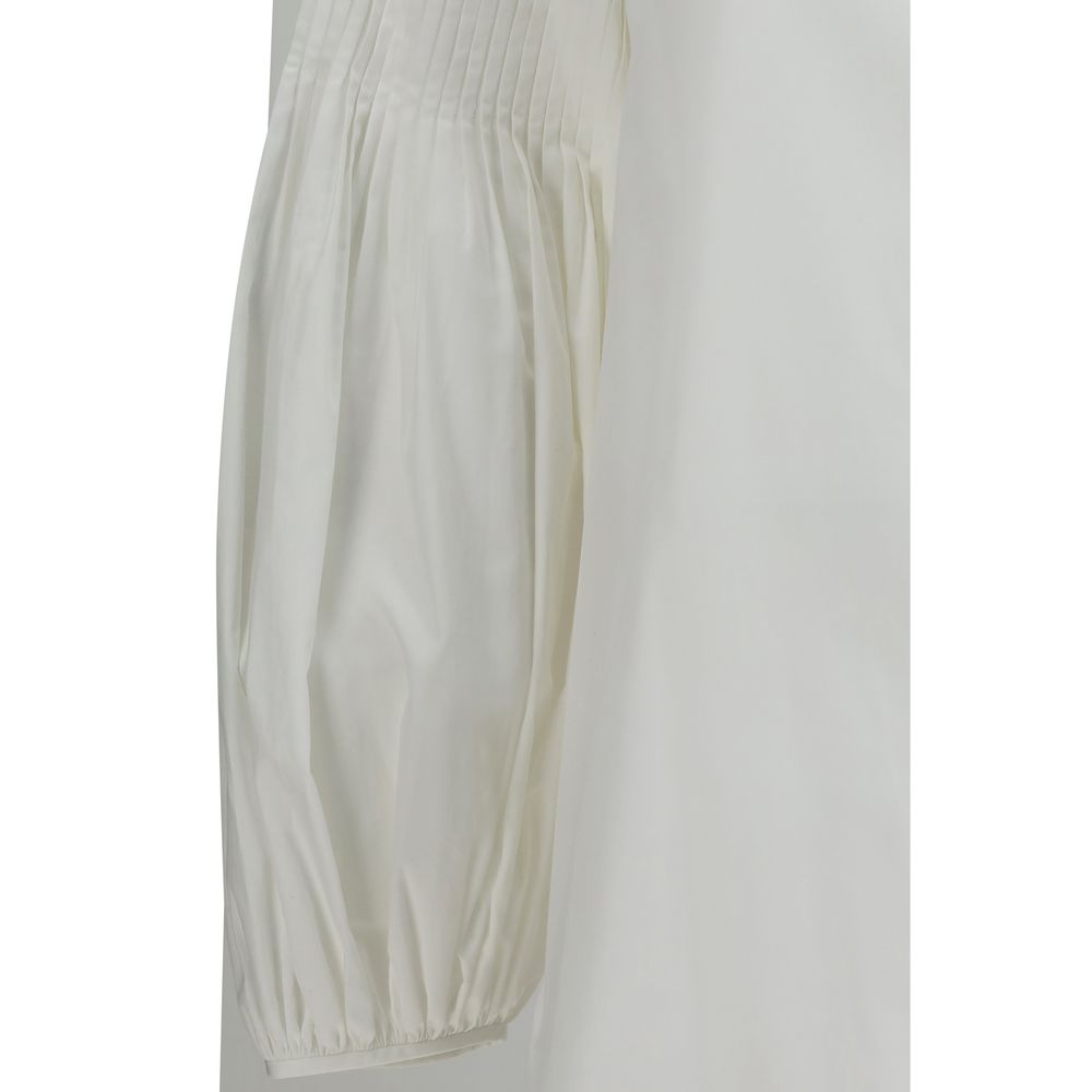 Max Mara White Cotton Blouse Max Mara