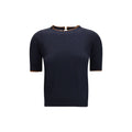 Max Mara Blue Silk T-Shirt Max Mara