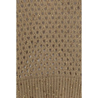 Max Mara Beige Cotton Sweatshirt Max Mara
