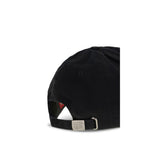 Parajumpers Black Cotton Cap Baseball Hat Parajumpers