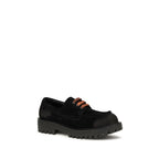 Prada Black Suede Leather Slip-On Loafers Prada