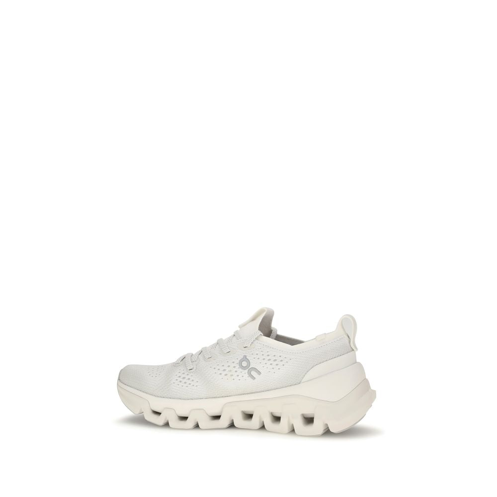 ON White Fabric Athletic Sneakers ON