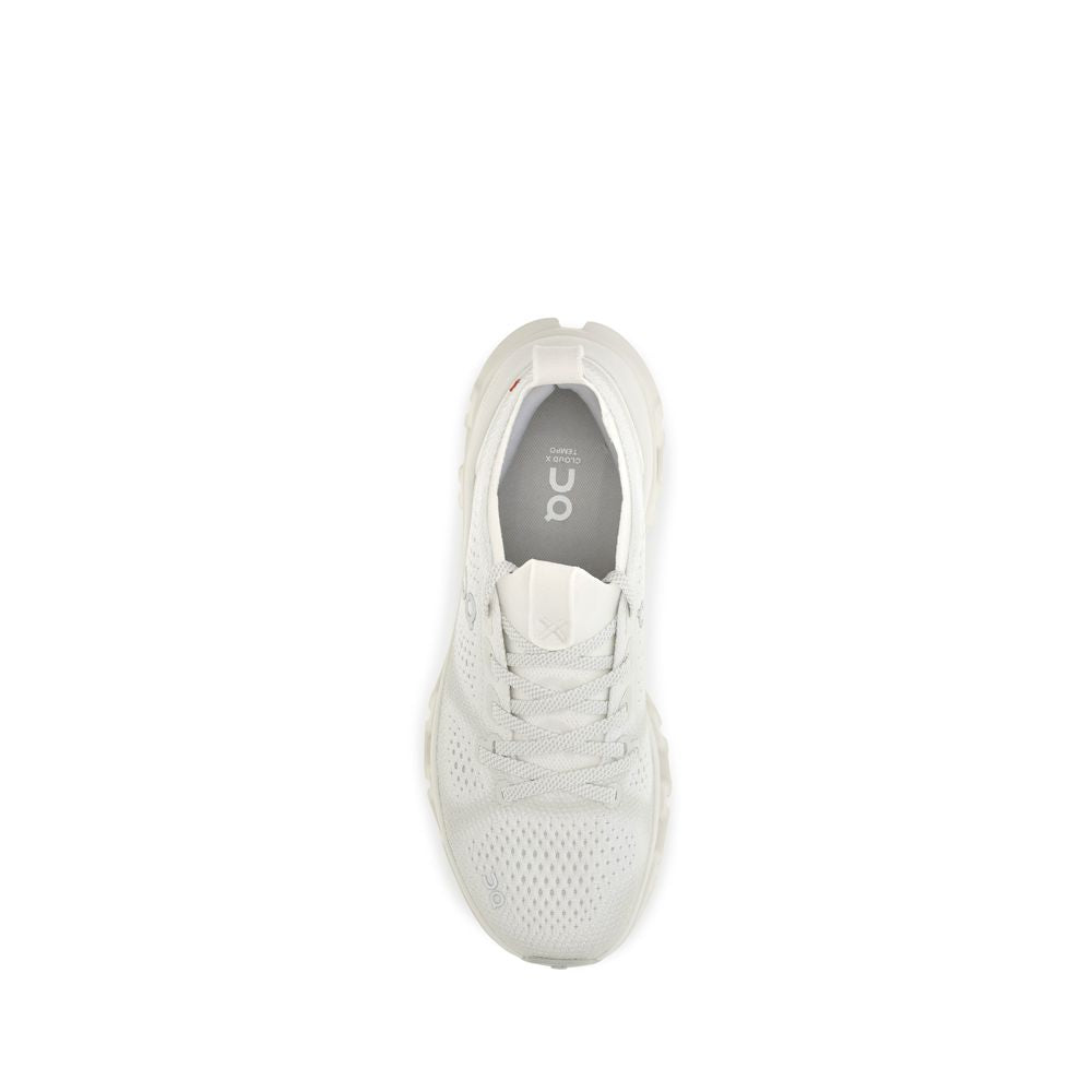 ON White Fabric Athletic Sneakers ON