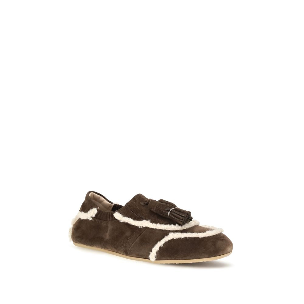 Fratelli Rossetti Brown Suede Leather Slip-On Loafers Fratelli Rossetti