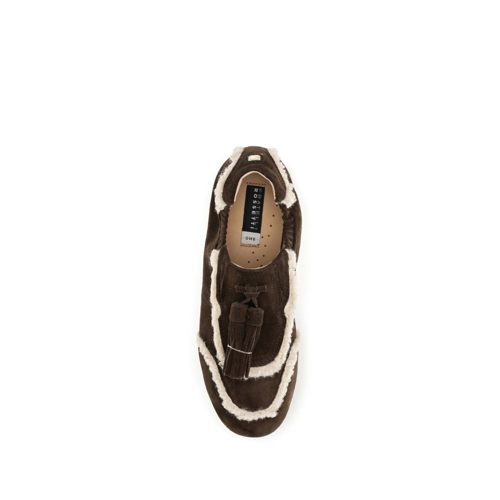 Fratelli Rossetti Brown Suede Leather Slip-On Loafers Fratelli Rossetti
