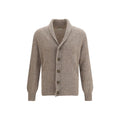 Brooksfield Beige Wool Oves Aries Cardigan Brooksfield