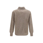 Brooksfield Beige Wool Oves Aries Cardigan Brooksfield