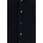 Brooksfield Blue Wool Oves Aries Cardigan Brooksfield