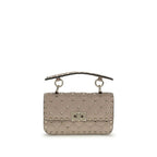 Valentino Garavani Pink Calf Leather Bos Taurus Handbag Valentino Garavani