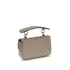 Valentino Garavani Pink Calf Leather Bos Taurus Handbag Valentino Garavani