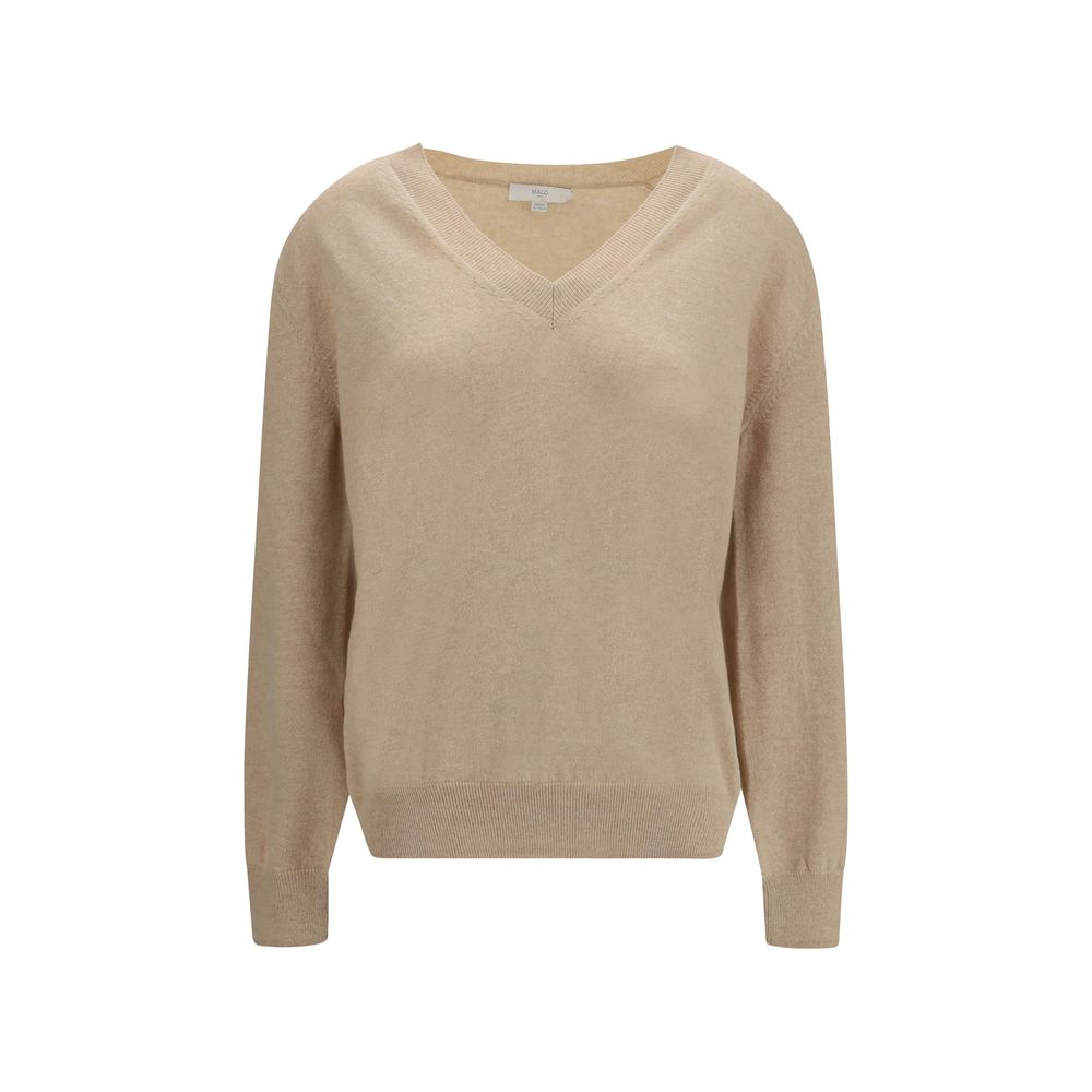 Malo Beige Cashmere Sweater Malo
