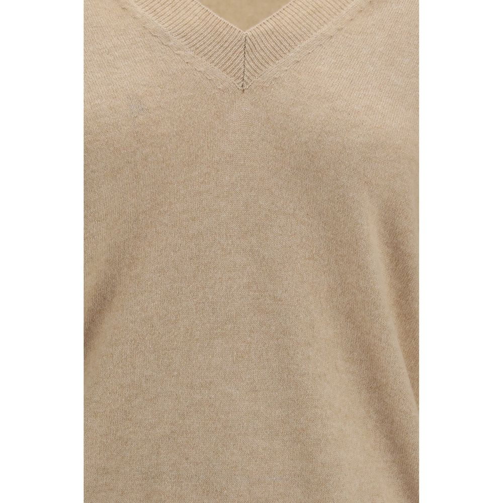 Malo Beige Cashmere Sweater Malo