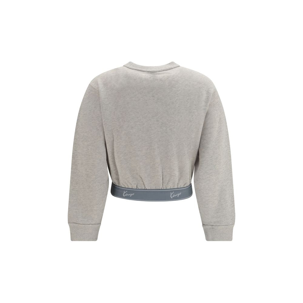 Kenzo Gray Cotton Sweatshirt Kenzo