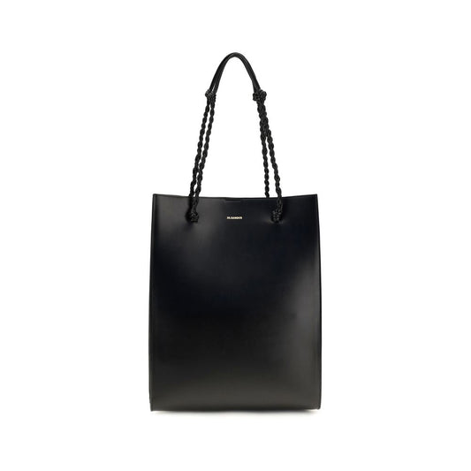 Jil Sander Black Calf Leather Bos Taurus Shoulder Bag Jil Sander