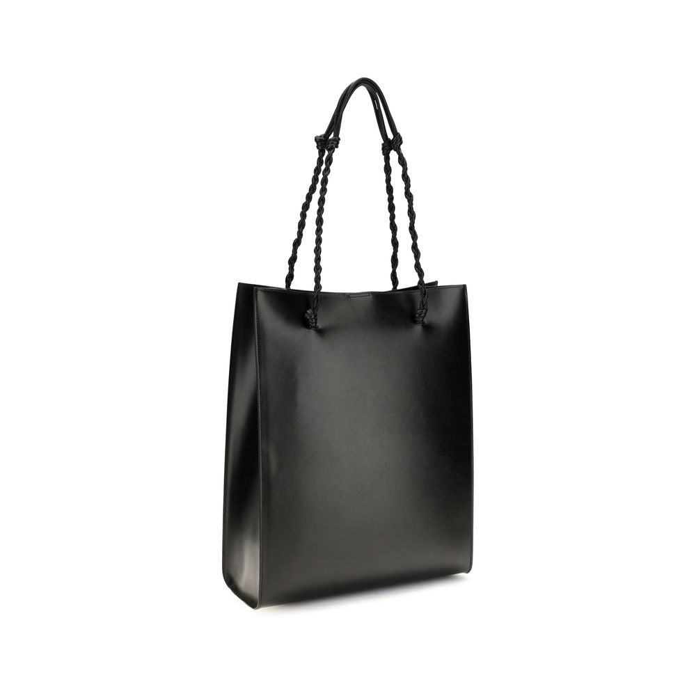 Jil Sander Black Calf Leather Bos Taurus Shoulder Bag Jil Sander