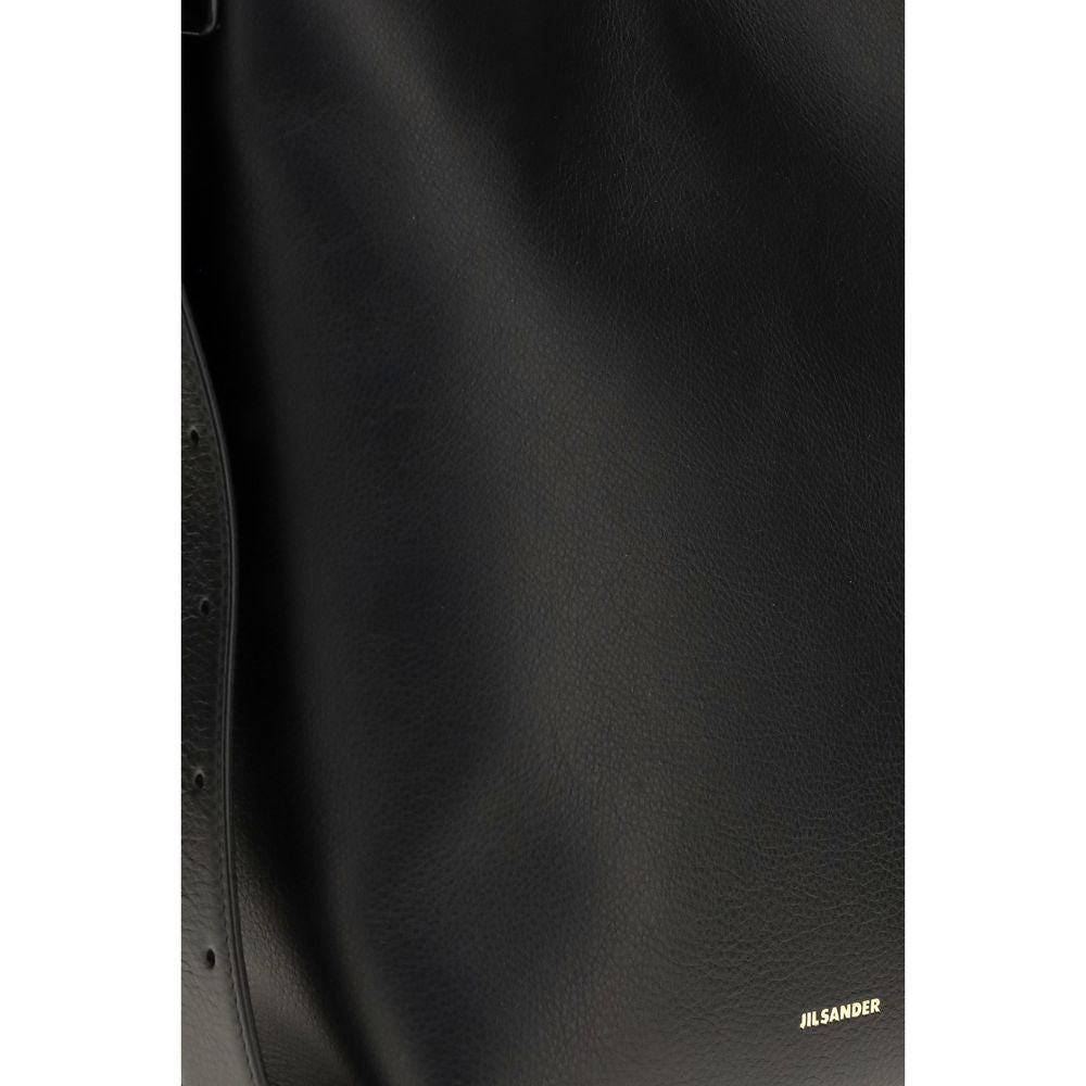 Jil Sander Black Calf Leather Bos Taurus Handbag Jil Sander