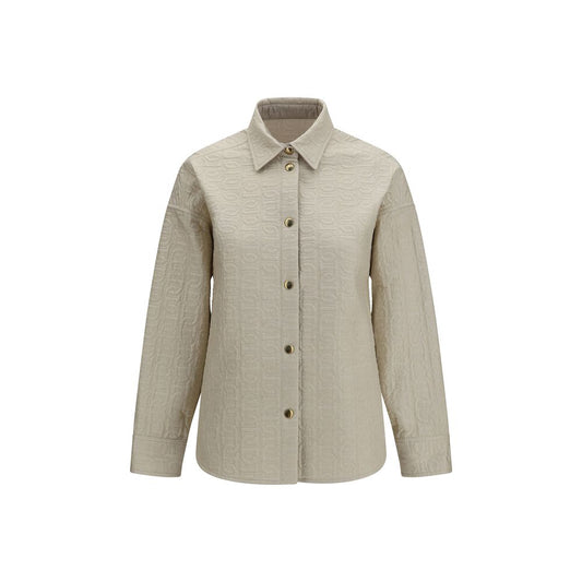 Moncler Beige Polyamide Full-Length Jacket Moncler