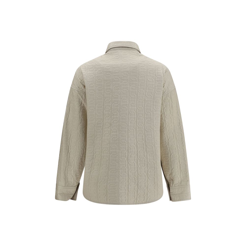 Moncler Beige Polyamide Jacket - Eljoys Fashion 