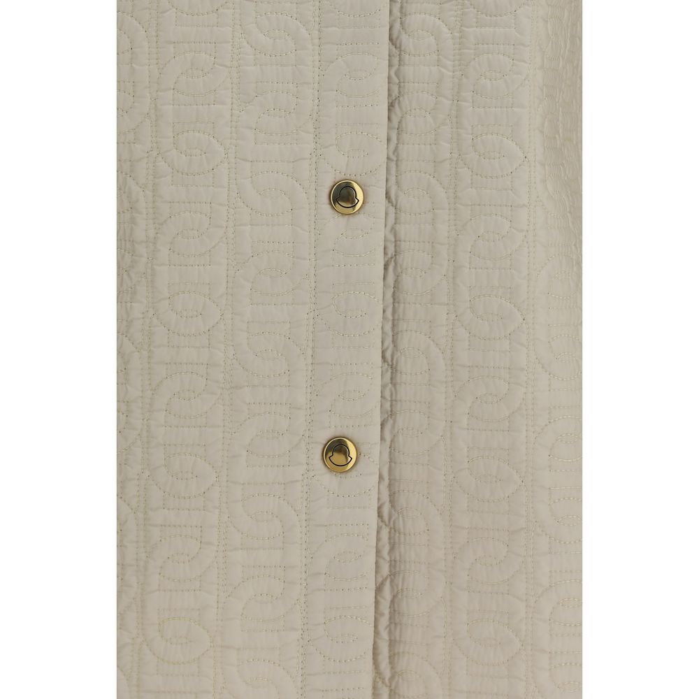 Moncler Beige Polyamide Jacket - Eljoys Fashion 