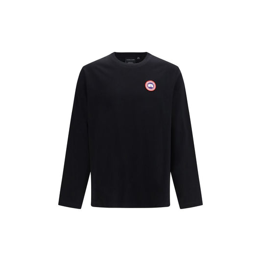 Canada Goose Black Cotton Long Sleeve T-Shirt Canada Goose