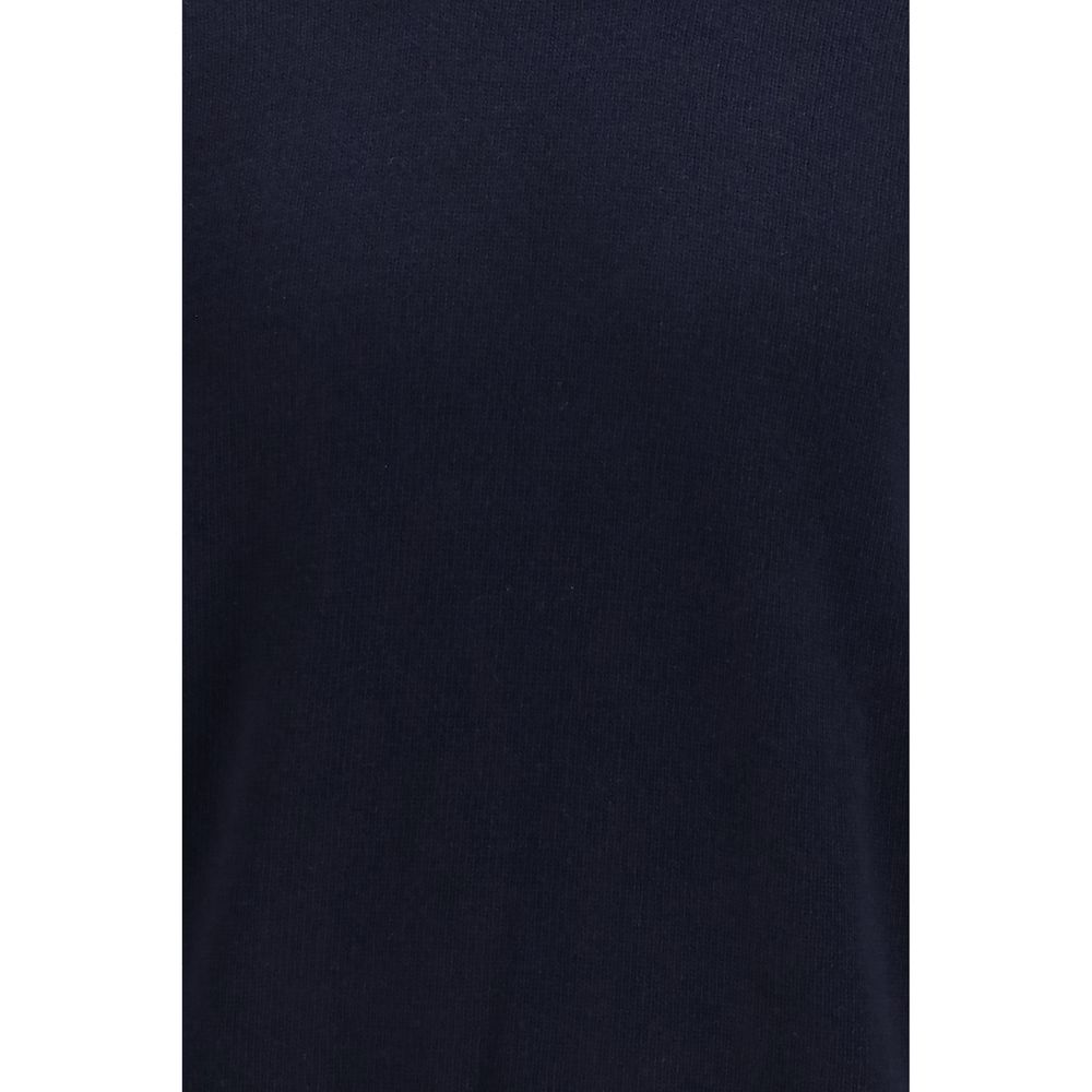 Brooksfield Blue Wool Oves Aries Sweatshirt Brooksfield