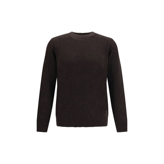 Brooksfield Brown Wool Oves Aries Sweatshirt Brooksfield