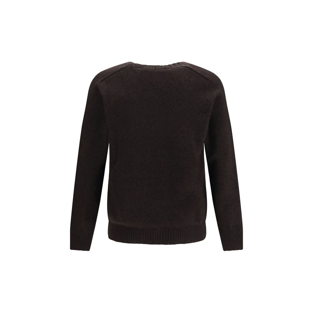 Brooksfield Brown Wool Oves Aries Sweatshirt Brooksfield