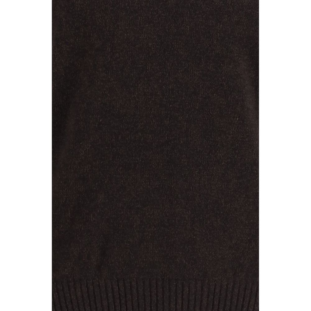 Brooksfield Brown Wool Oves Aries Sweatshirt Brooksfield