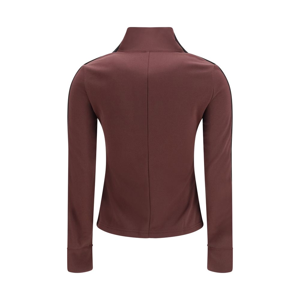 Courrèges Bordeaux Polyester Sweatshirt Courrèges