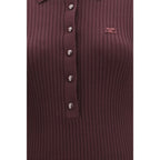 Courrèges Purple Viscose Long Dress Courrèges