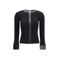 Courrèges Black Viscose Cardigan Courrèges