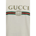 Gucci White Cotton Sweatshirt Gucci
