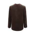 Lardini Brown Cotton Blazer Lardini