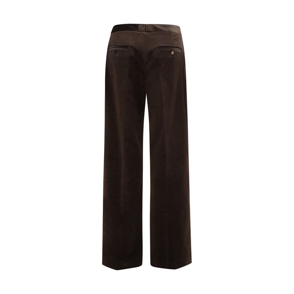 Lardini Brown Cotton Pants Lardini