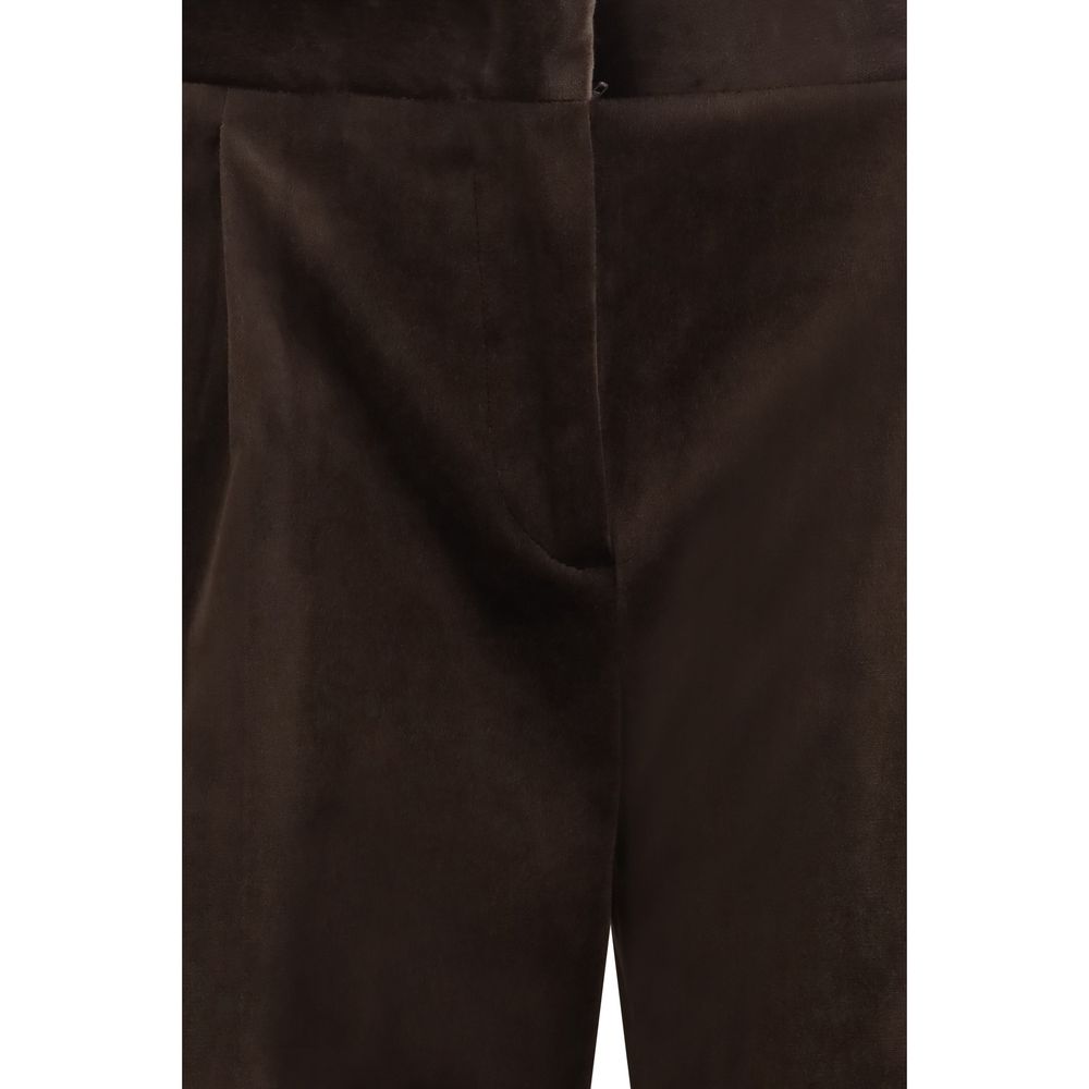 Lardini Brown Cotton Pants Lardini
