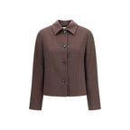 Lardini Brown Wool Oves Aries Full-Length Jacket Lardini