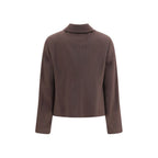 Lardini Brown Wool Oves Aries Full-Length Jacket Lardini