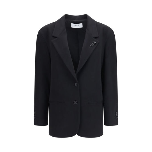 Lardini Black Cashmere Blazer Lardini