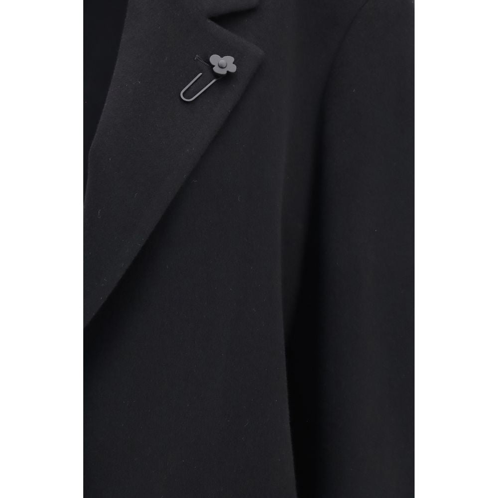 Lardini Black Cashmere Blazer Lardini