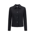 Lardini Black Wool Oves Aries Full-Length Jacket Lardini