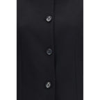 Lardini Black Wool Oves Aries Full-Length Jacket Lardini