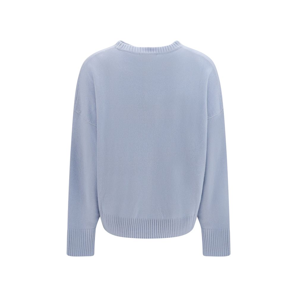 Loulou De Saison Blue Cashmere Sweater Loulou De Saison