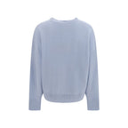 Loulou De Saison Blue Cashmere Sweater Loulou De Saison