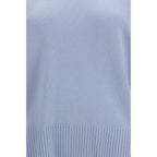 Loulou De Saison Blue Cashmere Sweater Loulou De Saison