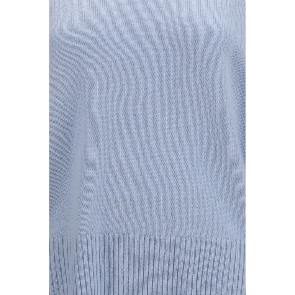 Loulou De Saison Blue Cashmere Sweater Loulou De Saison