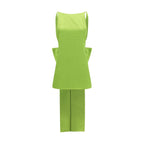 Self-Portrait Bicolor Polyester Cocktail Dress