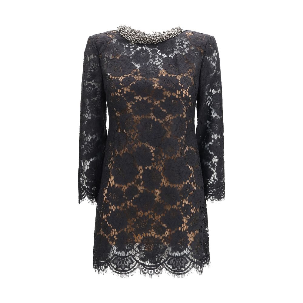 Self-Portrait Black Polyamide Casual Dress Self-Portrait