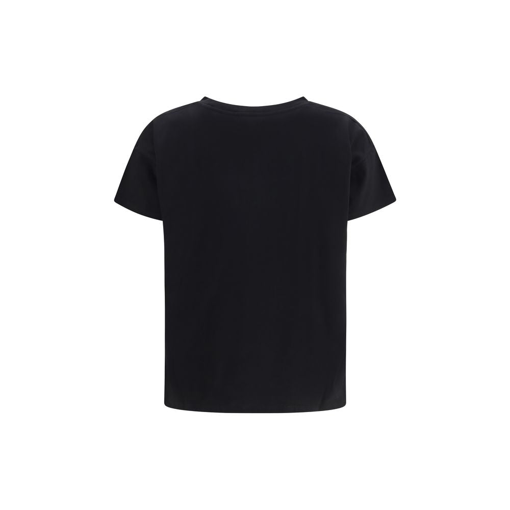 Loulou De Saison Black Cotton T-Shirt Loulou De Saison