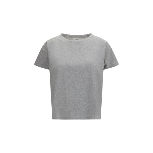 Loulou De Saison Gray Cotton T-Shirt Loulou De Saison